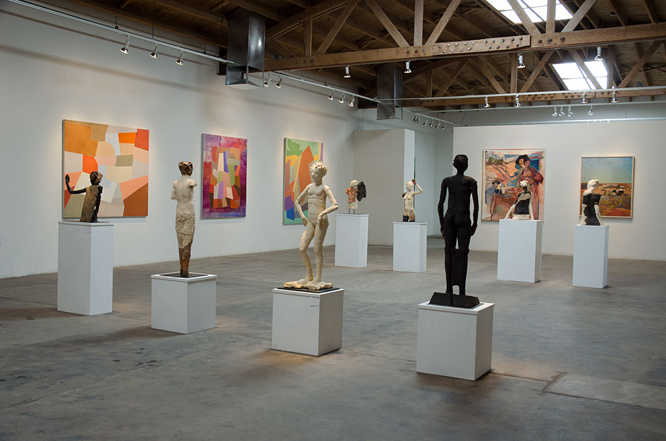 image of sculptures in gallery