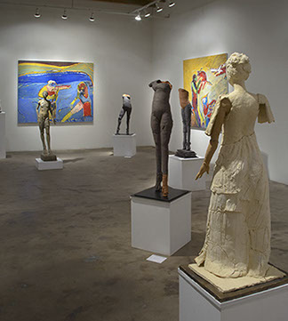 image of sculptures in gallery