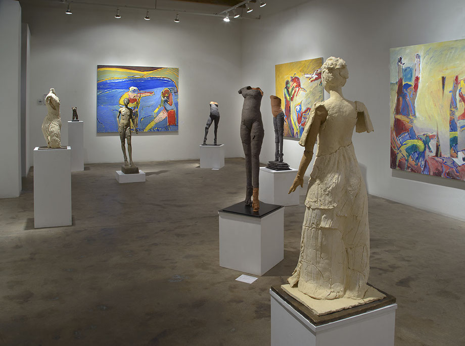image of sculptures in gallery